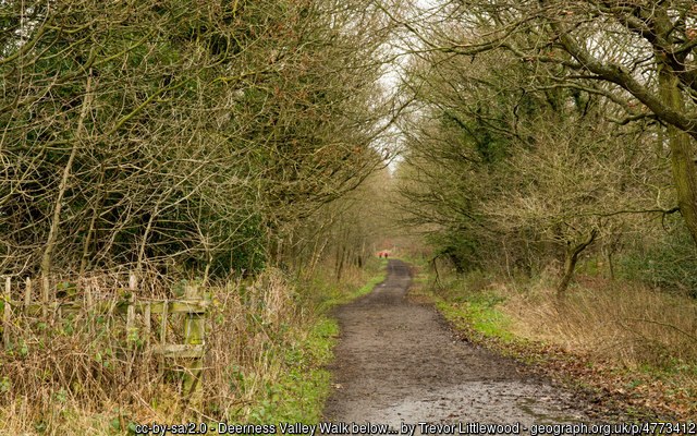 Deerness  Valley  Railway  Path  cycle  route