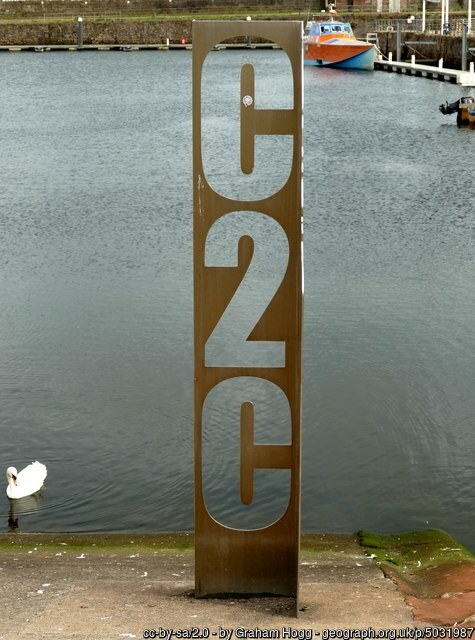 The C2C starting point, in Whitehaven